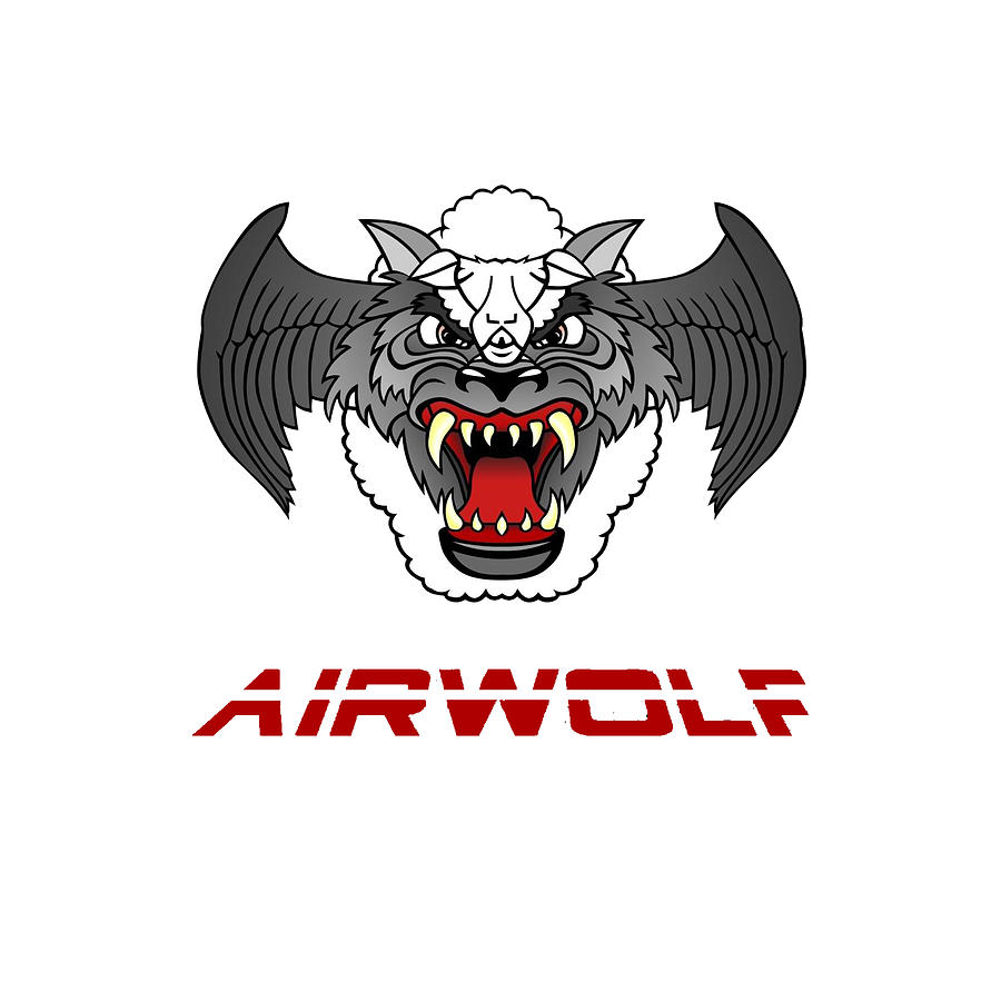 Airwolf Logo Digital Art by Ervina Anandhita - Pixels