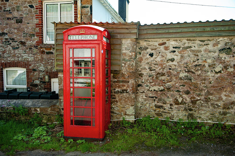 Aish Red Telephone Box Dartmoor Photograph by Helen Jackson