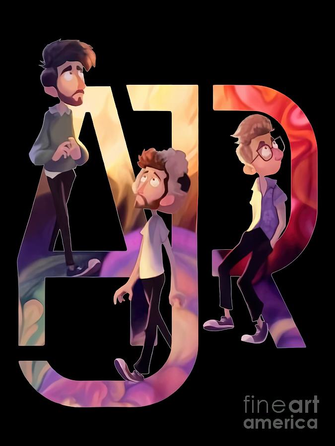 AJR The Click Galaxy Gifts Fans For Men and Gift Painting by Dominic ...