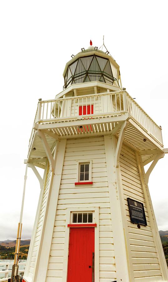 Akaroa Head Lighthouse Photograph by Karen Foley