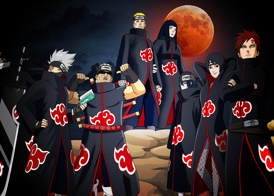 Akatsuki Naruto Uzumaki Hinata Hyuuga Kakashi Hatake Orochimaru Gaara ...