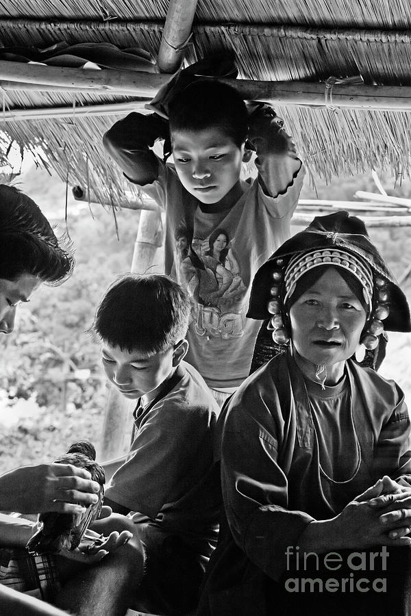 Akha Family - Burma Photograph by Craig Lovell