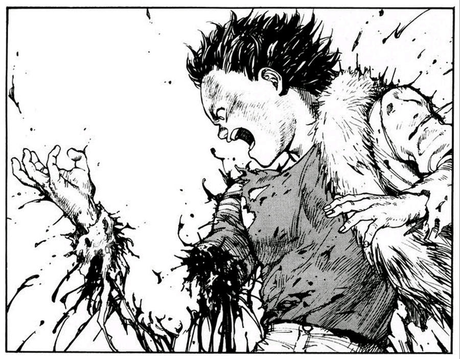 Akira Tetsuo Losing Arm Digital Art by William Stratton