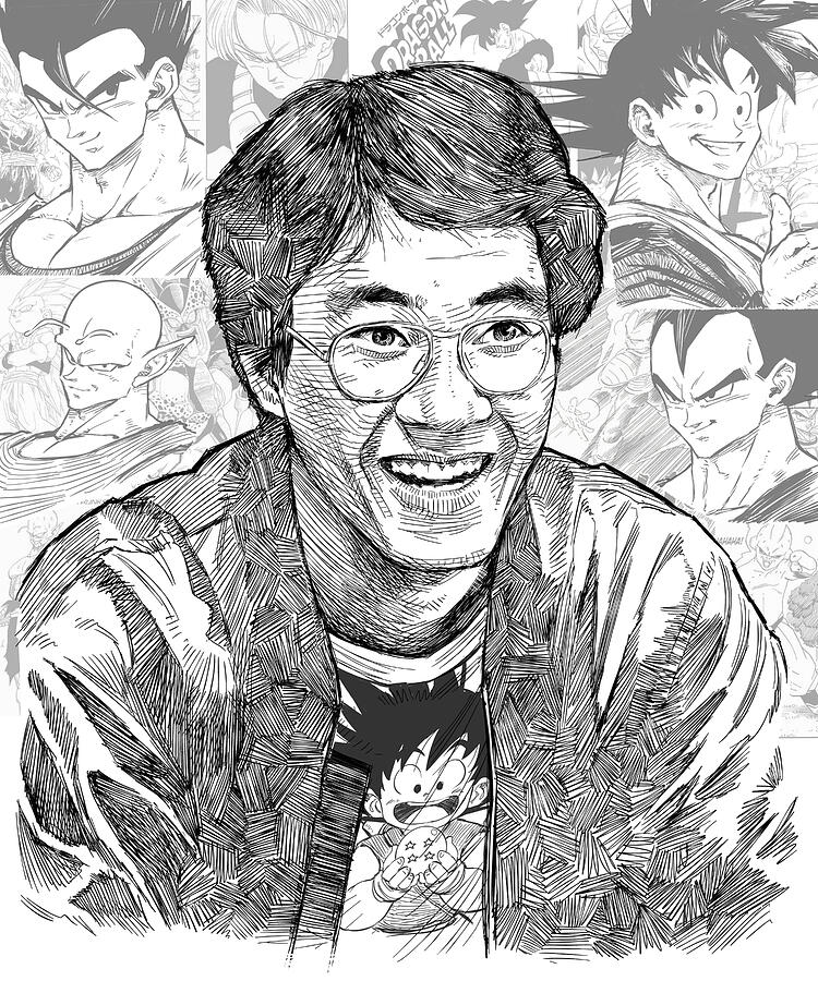 Akira Toriyama - 1955-2024 Drawing by Darko B