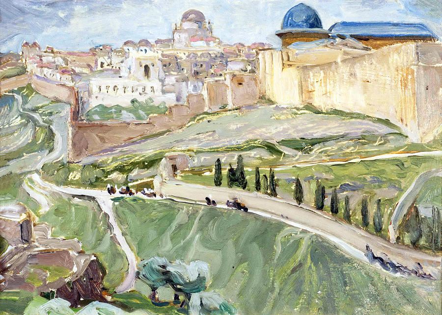 Al Aqsa in 1921 Photograph by Munir Alawi