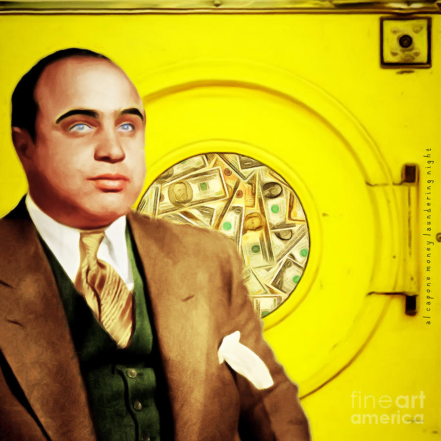 Al Capone Money Laundering Night 20200213 v2 square Photograph by Wingsdomain Art and Photography
