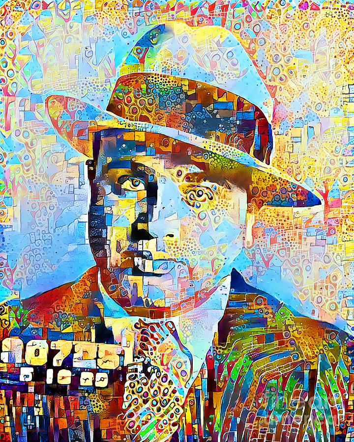 Al Capone Scarface Mafia Crime Boss in Contemporary Vibrant Color Motif 20200428 Photograph by Wingsdomain Art and Photography