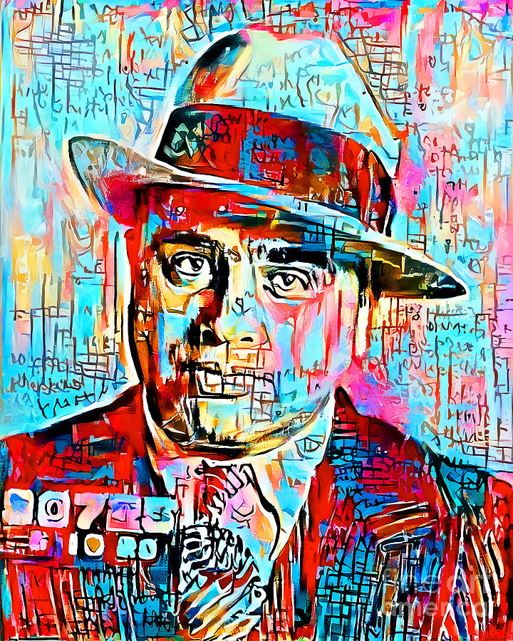 Al Capone Scarface Mafia Crime Boss in Primitive Brutalism 20210109 Photograph by Wingsdomain Art and Photography