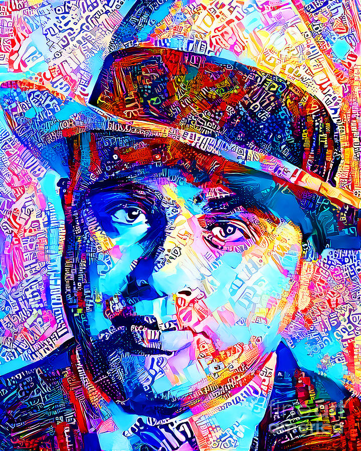 Al Capone Scarface Mafia Crime Boss In Vibrant Modern Contemporary Urban Style 20210628 Photograph by Wingsdomain Art and Photography