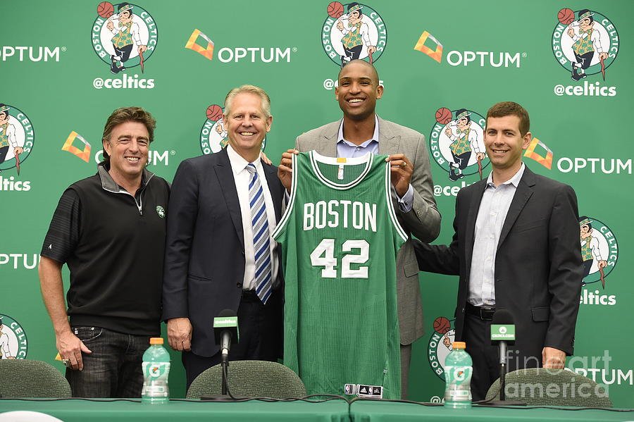 Al Horford and Danny Ainge Photograph by Brian Babineau