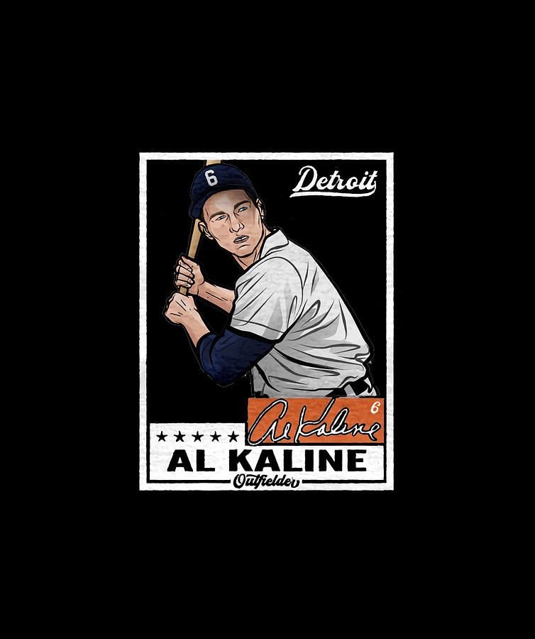 Al Kaline Throwback Card Digital Art By Kelvin Kent Pixels