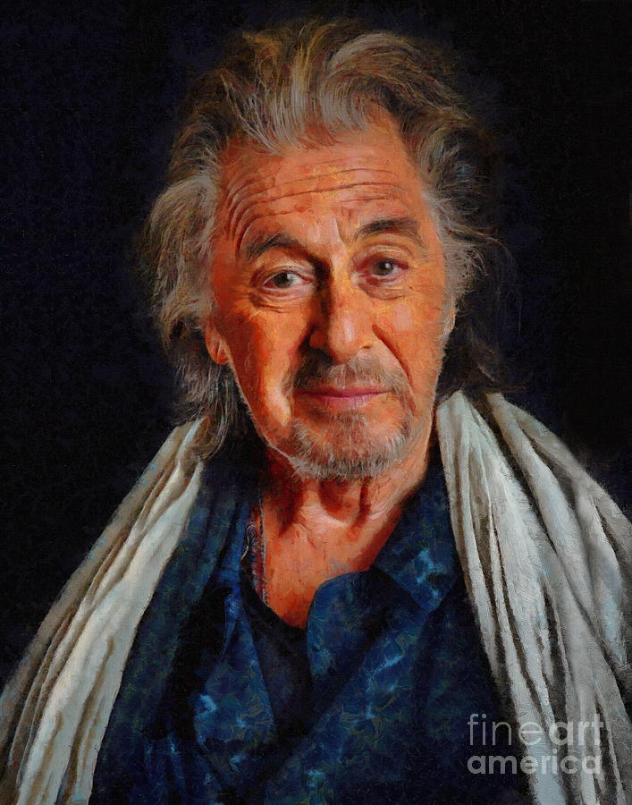 Al Pacino Digital Art by Jerzy Czyz