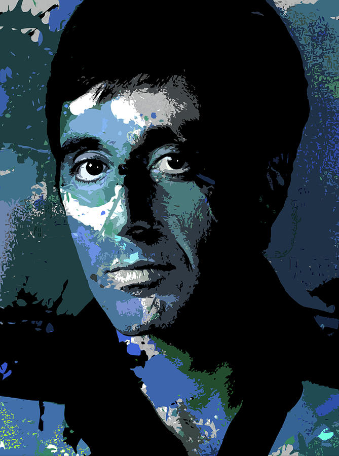 Al Pacino psychedelic portrait Digital Art by Movie World Posters