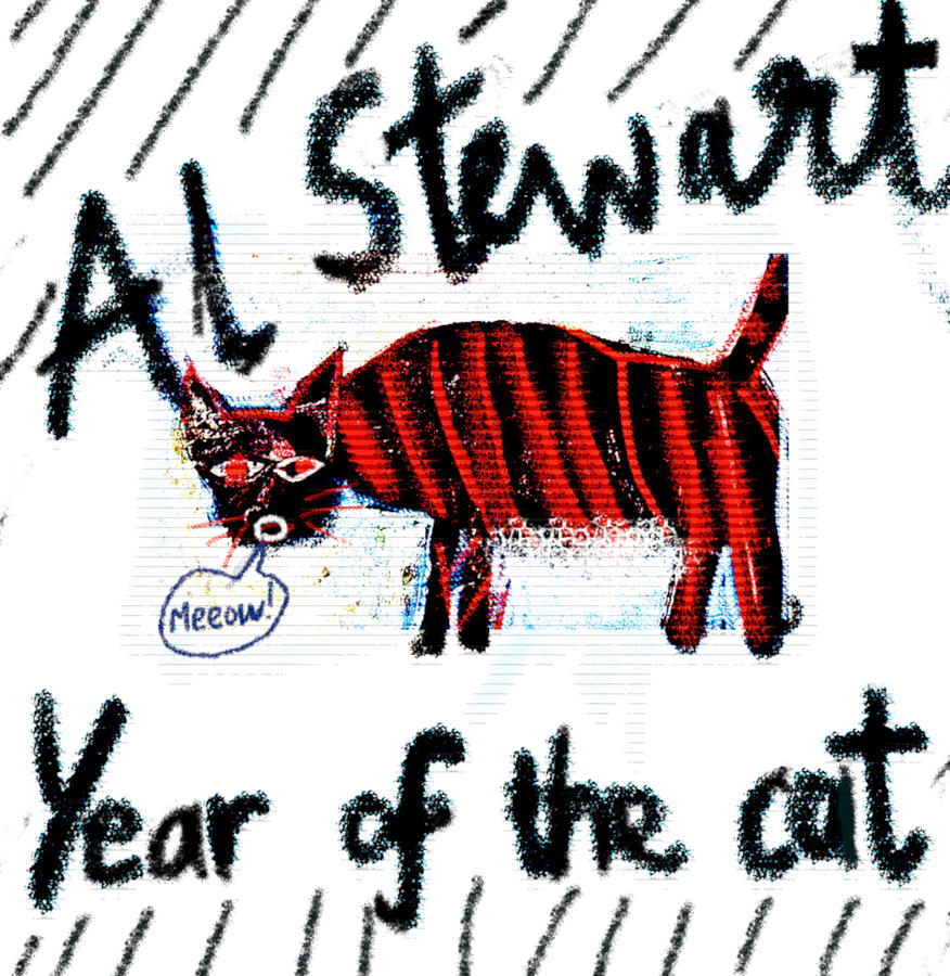 Al Stewart Year of Cat 1976 by Enki Art Al Stewart Year of Cat 1976 by Enki Art