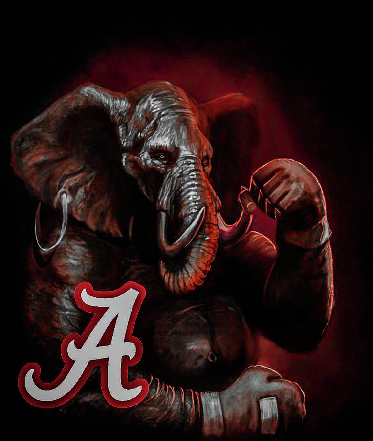 Alabama Crimson Tide Football Digital Art by Renay Green | Fine Art America