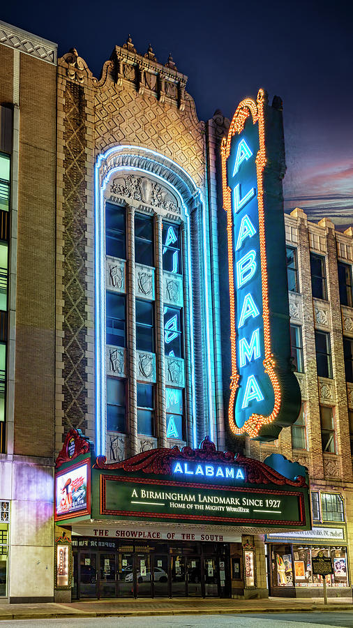 Alabama Theatre - DowntownBirmingham Alabama Photograph by Stephen Stookey