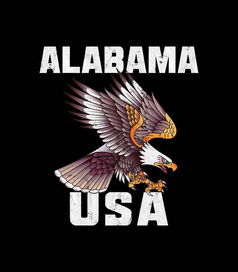 Alabama USA Bald Eagle Digital Art by Alabama USA Bald Eagle