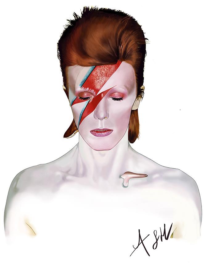 Aladdin Sane Painting by Andrew Harrison
