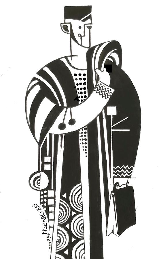 Alagbada Drawing by Niyi Arogbaola - Fine Art America