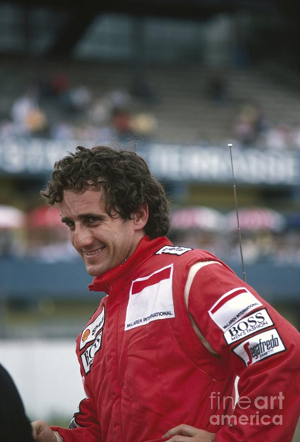 Alain Prost. 1986 German Grand Prix Photograph by Oleg Konin