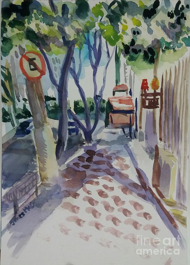 Alameda Ribeirao Preto Painting by James McCormack