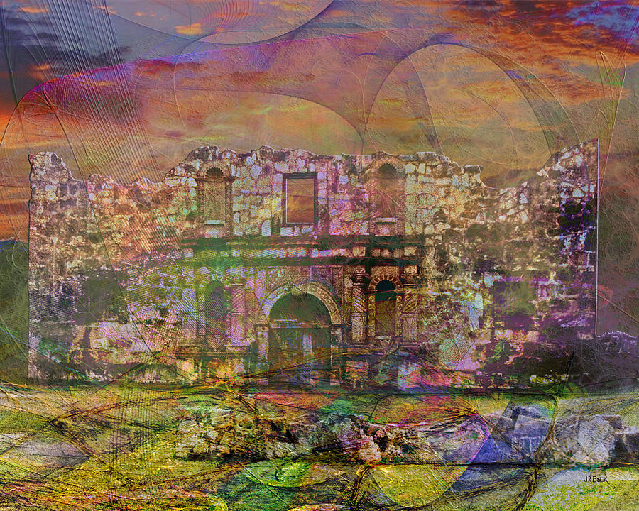Alamo - After The Fall Digital Art by Studio B Prints