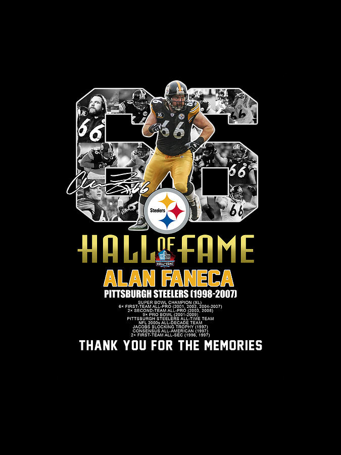 Alan Faneca Hall Of Fame Digital Art By Tommyrod Fine Art America 2531