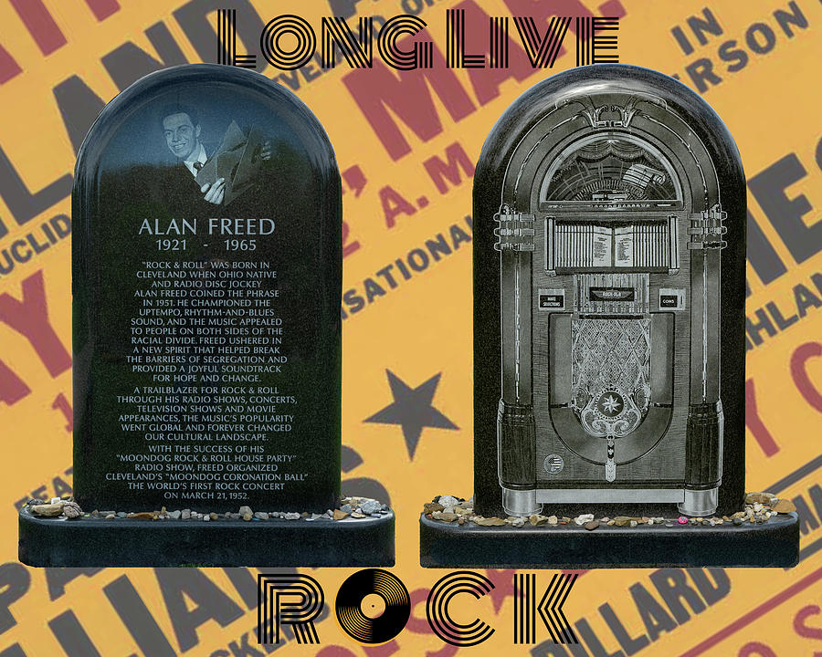 Alan Freed Memorial Photograph by Paul Giglia