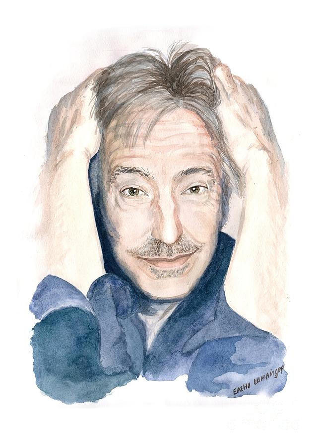 Alan Rickman Fan Art 2 Tapestry - Textile by Knight Johnson | Pixels