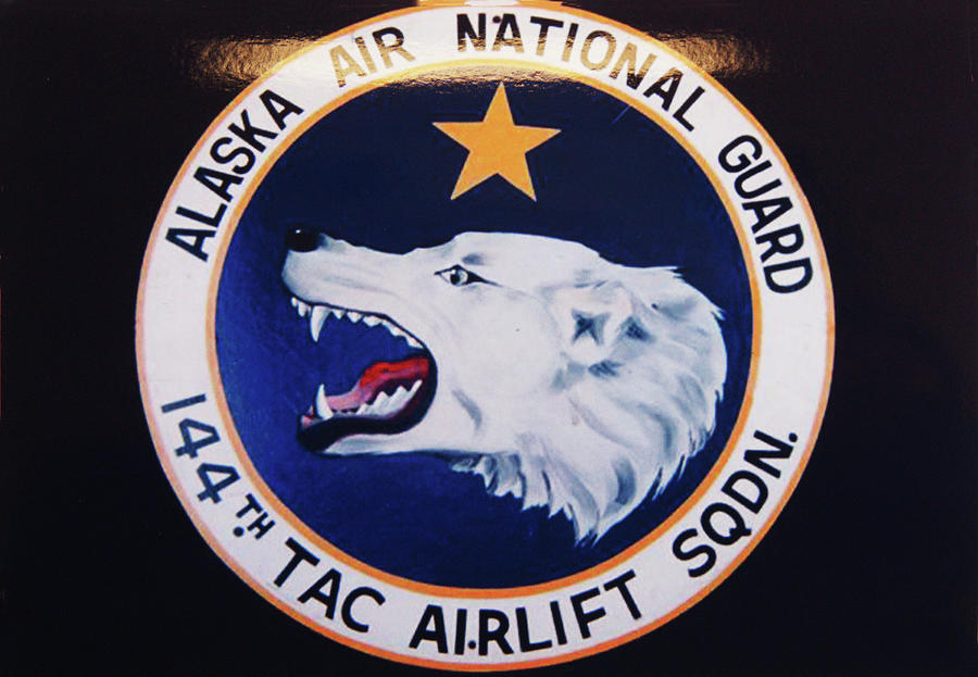 Alaska Air National Guard 144th Tac Airlift Sqdn Patch Photograph