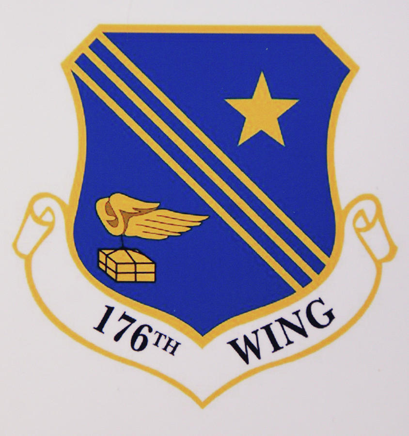 Alaska Air National Guard 176th Wing Patch Photograph