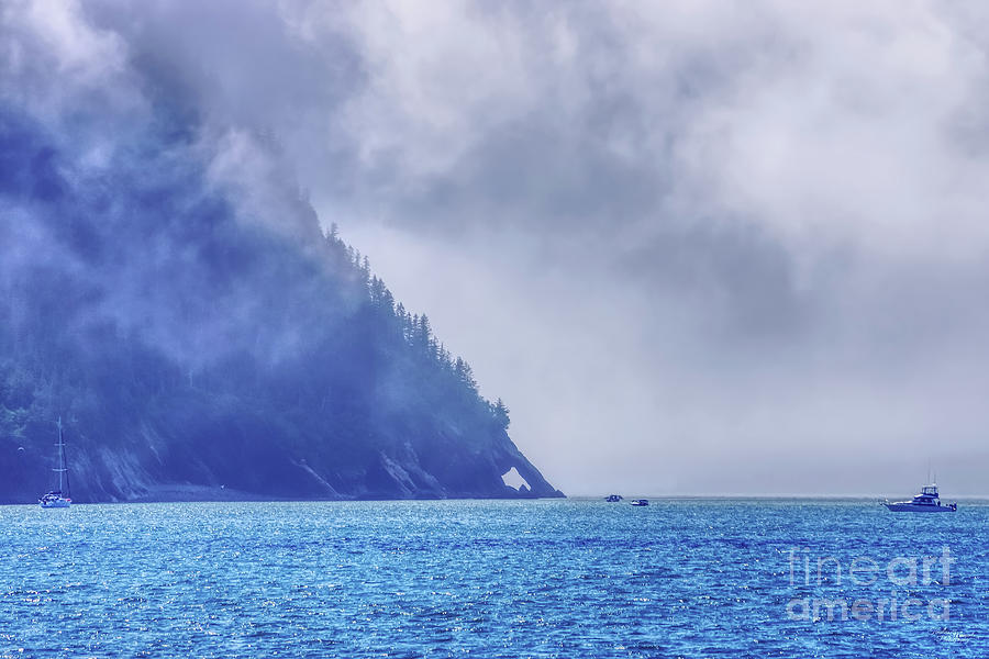 Alaska Blue Rock Formation Photograph by Jennifer White