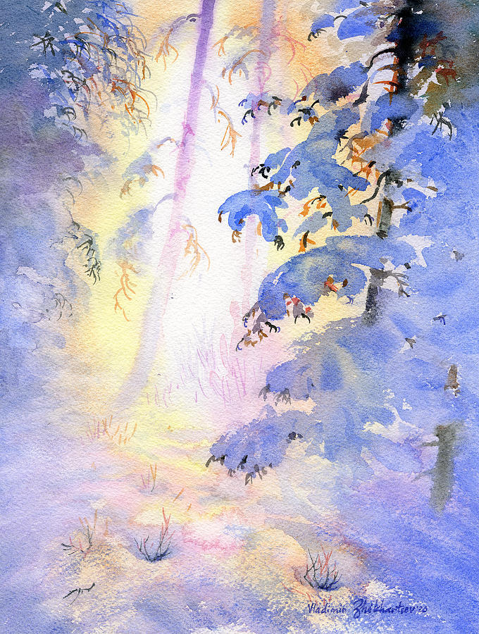 Alaska Fairy-tale II Painting by Vladimir Zhikhartsev