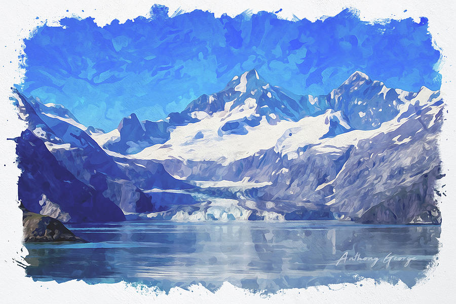 Alaska Glacier National Park Digital Art by Anthony George Visuals ...