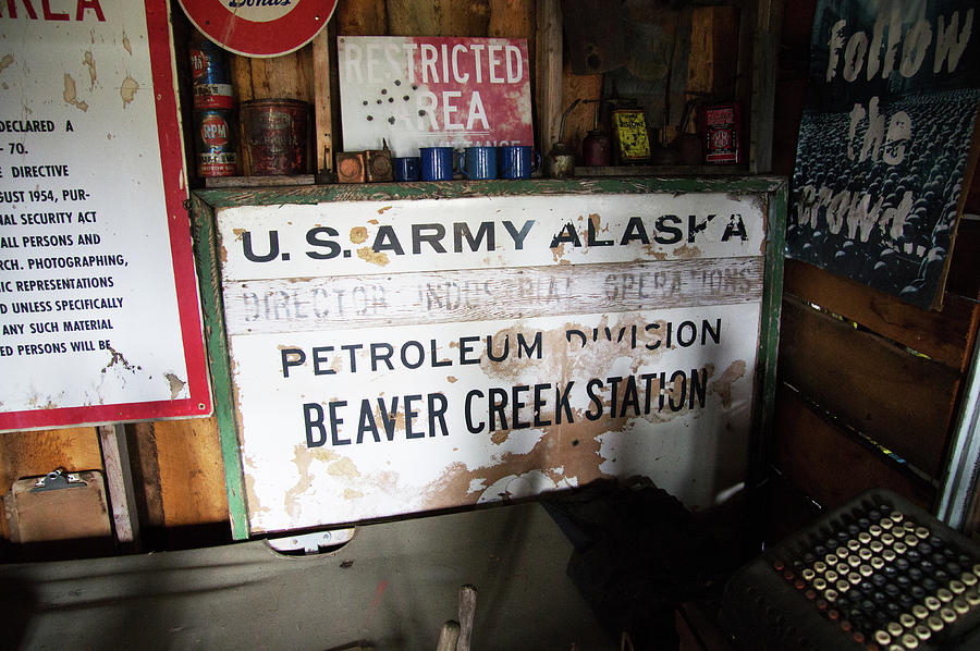 Alaska Highway Artifacts Photograph