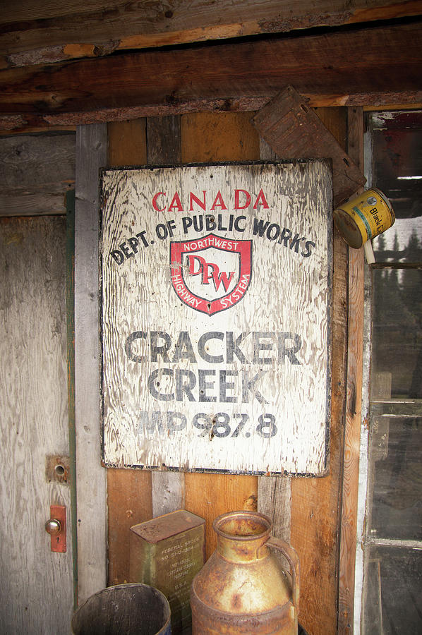 Alaska Highway Cracker Creek Photograph