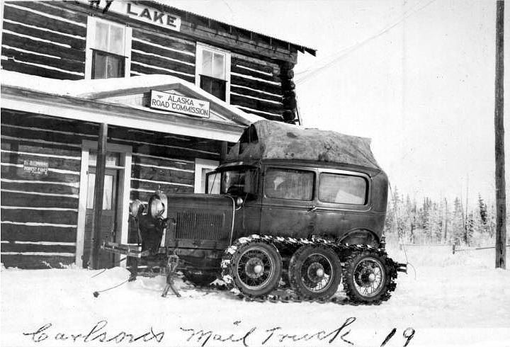 Alaska Highway USPS Army mail truck Photograph by Robert Braley