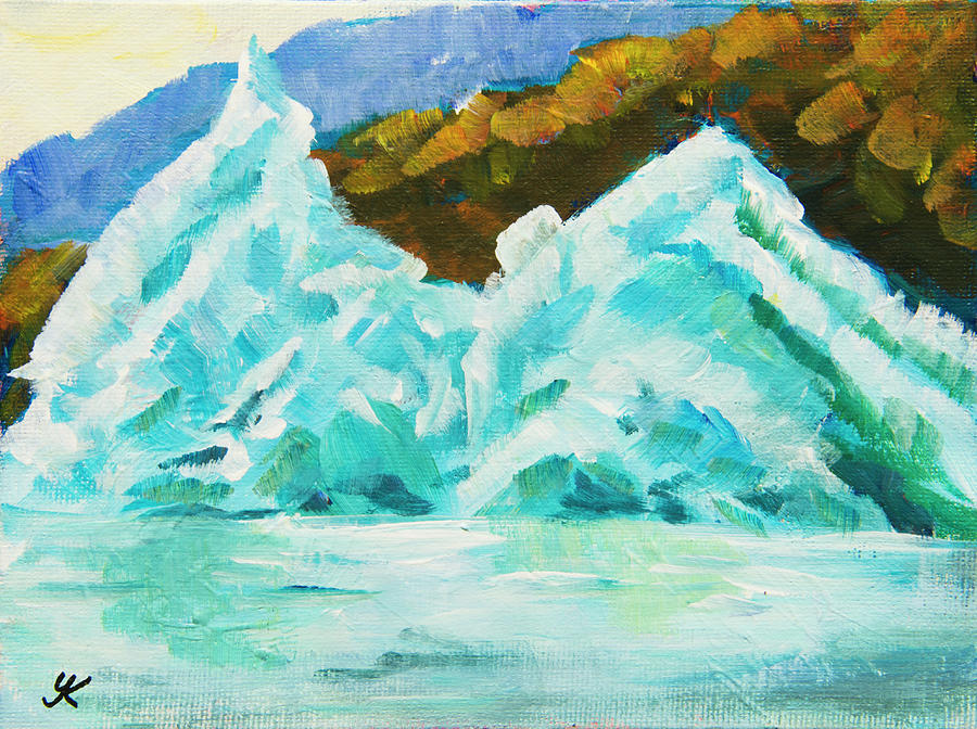 Alaska Iceberg Painting by Yulia Kazansky Alaska Iceberg Painting by Yulia Kazansky