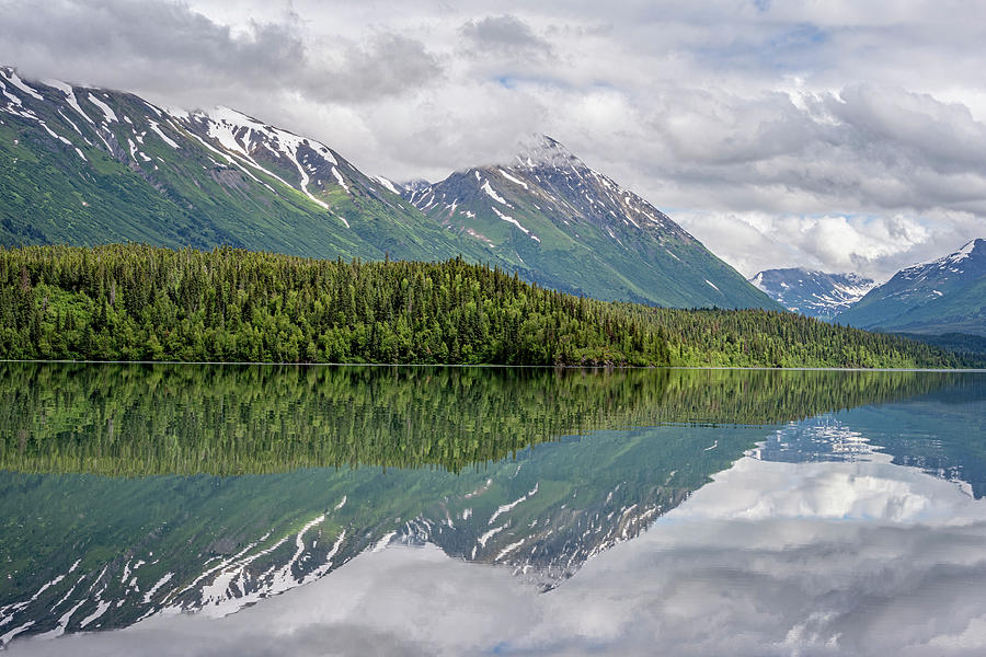 Alaska Lake Reflections Photograph by Joan Carroll