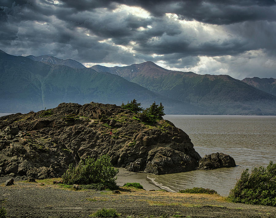 Alaska Landscape Pacific Ocean Gulf of Alaska Photograph by Chuck Kuhn