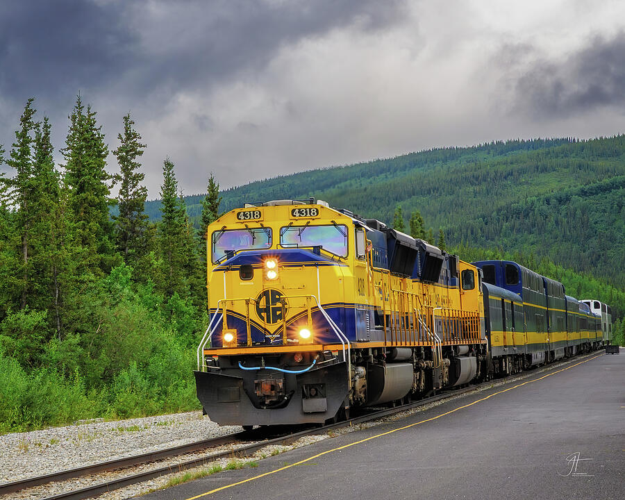 Denali National Park Photograph - Alaska Railroad 4318 by Jim Thompson Denali National Park Photograph - Alaska Railroad 4318 by Jim Thompson