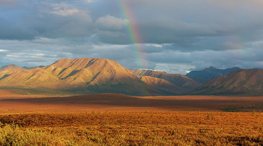 Alaska Range Rainbow Landscape Photograph by Tom Tietz - Fine Art America