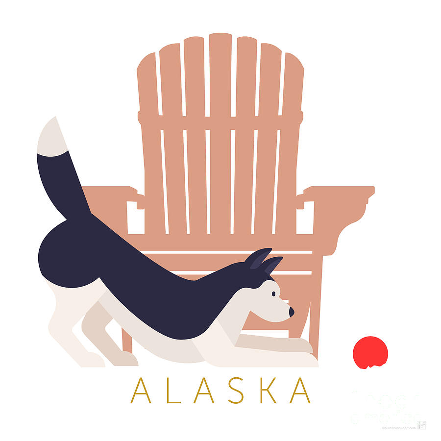 Alaska Digital Art by Sam Brennan