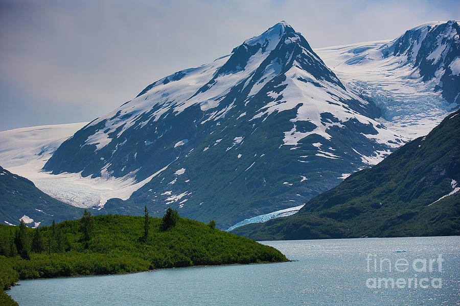 Alaska Scenic Landscape Glacier  Photograph by Chuck Kuhn