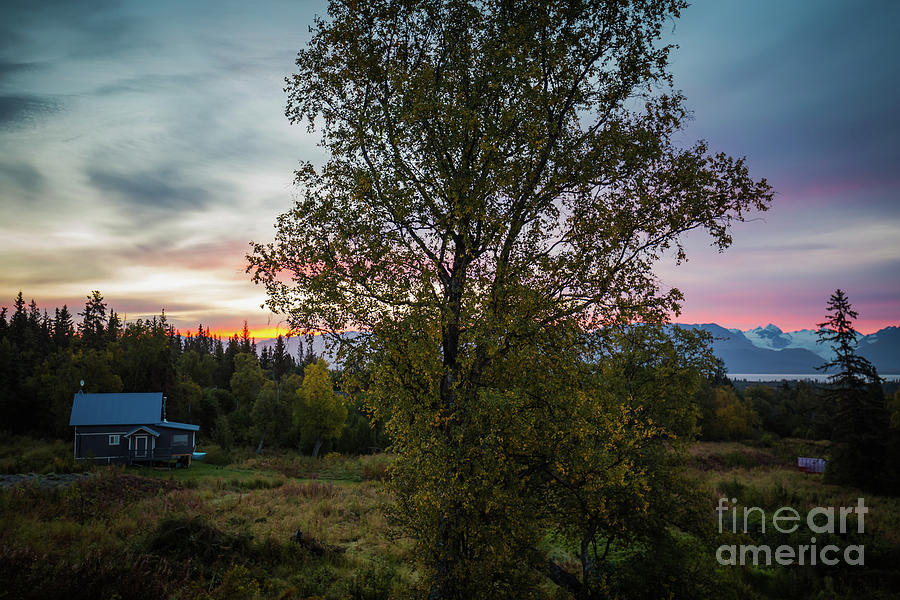 Alaskan Sunrise Mixed Media by Eva Lechner