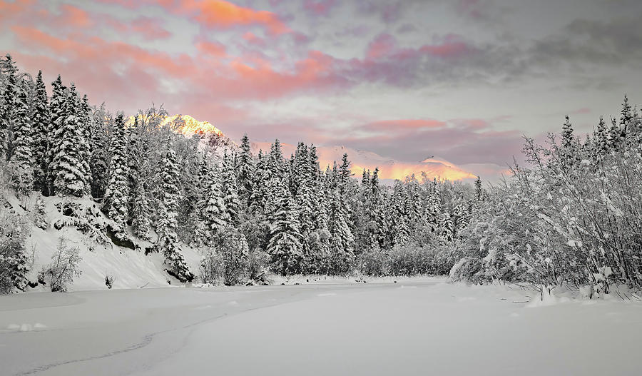 Alaskan Sunset Photograph by Jody Partin