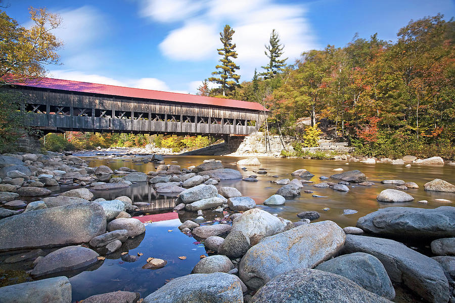 Albany Covered Bridge Photograph by Eric Gendron