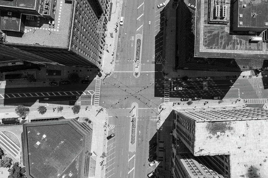 Albany Intersection Aerial view  Photograph by John McGraw