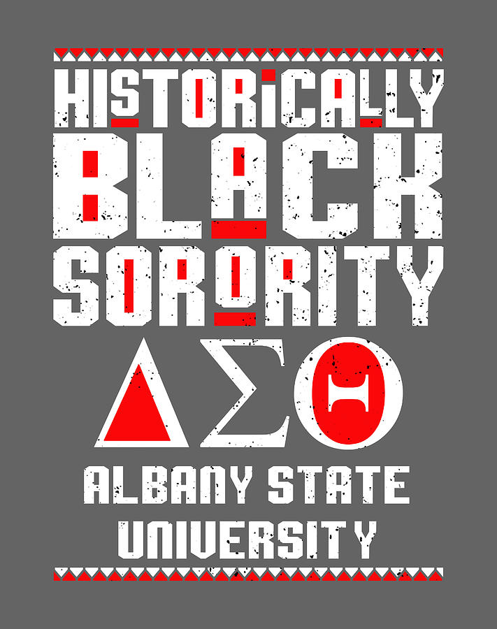 Albany State University Delta Sigma Theta Hbcu Black Greek Sorority ...