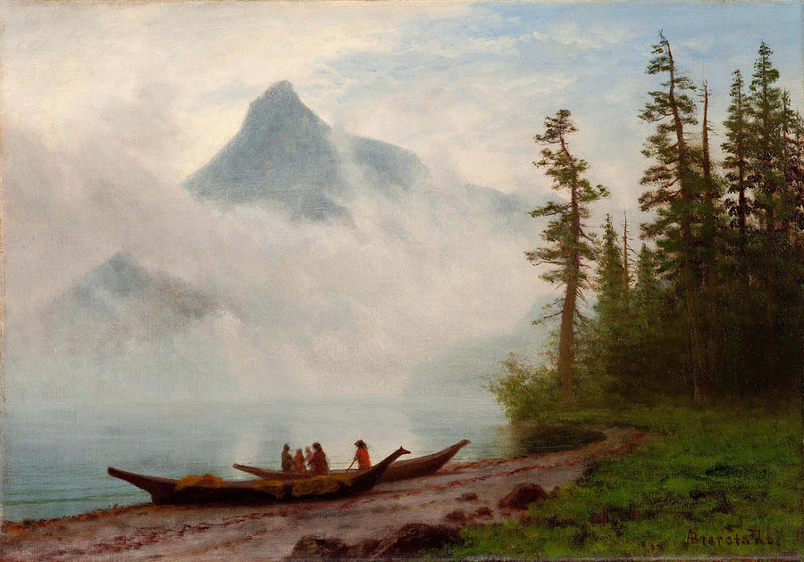 Albert Bierstadt  Painting - Albert Bierstadt-Alaska by Albert Bierstadt
